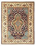 Morgenland Ziegler Teppich - Ariana 205 x 157 cm, Schurwollteppich, Teppichbrücke, Wohnzimmer Teppich