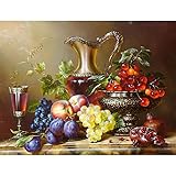 DIY Obst 5d Diamant Malerei Voll Quadrat Bohrer Blumen Diamant Stickerei Bild Diamant Mosaik Küche Dekor Wand Kunst Geschenk A5 60x80cm