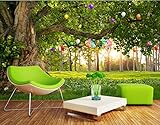 Big Tree Balloon Wandbild Raum Living Sofa TV Background Wall Indoor Dekoration non - gewebt