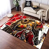 FOUNCY Vinyl Schallplatte Teppich Cd Kreatives Dekor Bodenmatte Wohnzimmer Teppiche Für Schlafzimmer Kinder Mädchen & Jungen Gamer Zimmer Spielmatte Dekor rutschfest A4175 120×160Cm