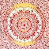 MOMOMUS Wandteppich Mandala - Sonne - Aesthetic, Groß, Mehrzweck - Wandtuch - Wanddeko, Dekoration Wohnzimmer, Deko schlafzimmer - Gelb