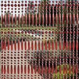 Trente Perlenvorhang Verschiedene Größen und Farben, Balkontür Fliegengitter, Insektenschutz Perlen, Fliegenvorhang Rot 100 x 230 cm