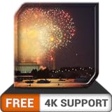 Kostenloses Feuerwerk am Wasser HD, dekorieren Sie Ihre Feierlichkeiten mit wunderschöner Beleuchtung auf Ihrem HDR 8k 4k-Fernseher und Feuergeräten als Hintergrundbild und Thema für Vermittlung und F