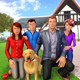 Virtuelles Familienhundehaus-Abenteuer