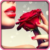 Rosen-Blumen-Selfie Editor