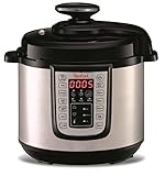 Tefal CY505E Fast & Delicious Multikocher | elektrischer Schnellkochtopf | 6 L Kapazität | 25 Automatische Programme | Bis zu 80 % schnelleres Kochen | Energiesparend | Rezeptheft | 1200 W | Edelstahl