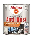 Alpina Metallschutzlack Anti-Rost Weiß 750ml matt